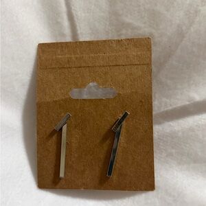 Silver Geometric Earrings